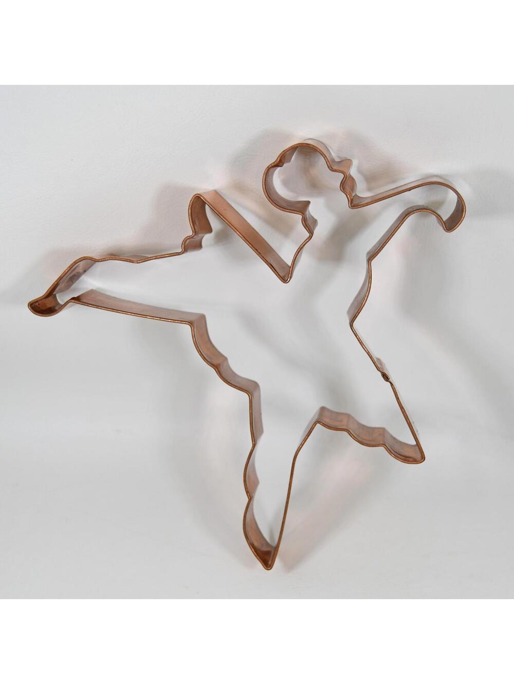 Copper Cookie Cutter Ballerina Dancer Large 5" Old River Road Williams Sonoma